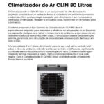 Climatizador De Ar Industrial Evaporativo Umidificador Ventisol Clin80pro 80 Litros 150w 110v - Imagem 2