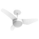 Ventilador de Teto com Controle Remoto Nano Eco 3 Pás 83cm Branco Bivolt Inspire - Imagem 10