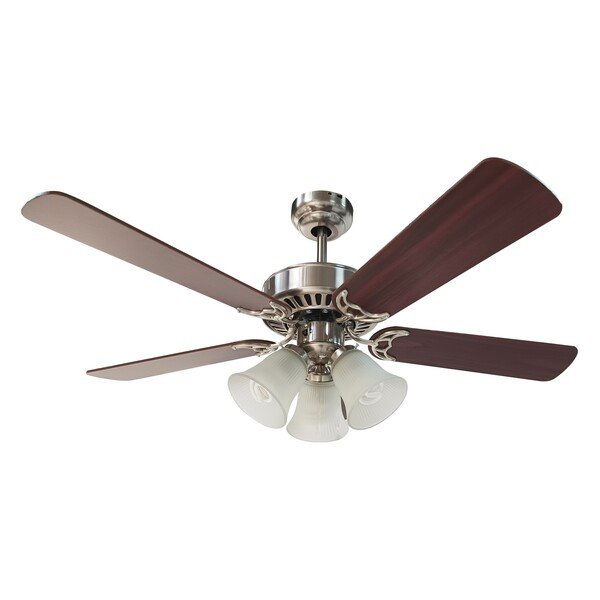 Ventilador de Teto Controle Remoto Vintage 5 pás 102cm Cromado Bivolt Aliseu - Imagem 6