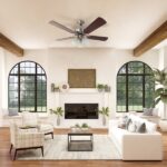 Ventilador de Teto Controle Remoto Vintage 5 pás 102cm Cromado Bivolt Aliseu - Imagem 2