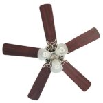 Ventilador de Teto Controle Remoto Vintage 5 pás 102cm Cromado Bivolt Aliseu - Imagem 5